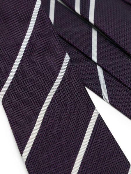 Jedwabny krawat w paski Paul Smith