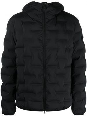 Péřová bunda s kapucí Peuterey černá