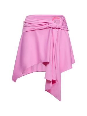 Mini suknja od jersey The Attico ružičasta