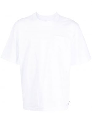 Тениска с джобове Sacai бяло