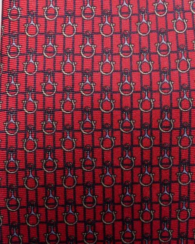 Corbata de seda Church's rojo