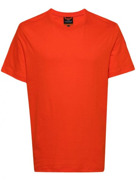 Βαμβακερή μπλούζα Parajumpers πορτοκαλί