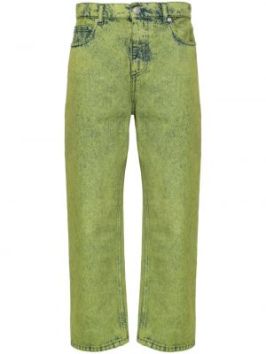 Kitsa lõikega teksapüksid Marni roheline