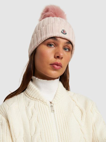 Yün bere Moncler pembe