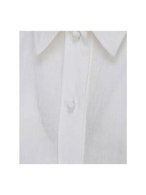 Blusa de lino Chloé blanco