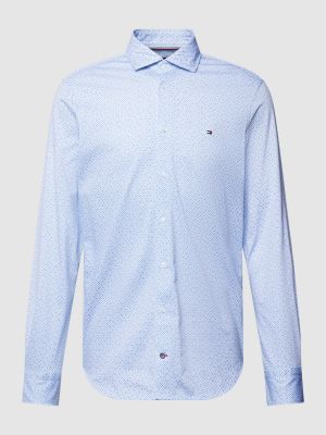 Koszula slim fit Tommy Hilfiger Tailored niebieska