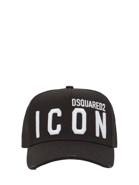 Bomull cap Dsquared2 svart