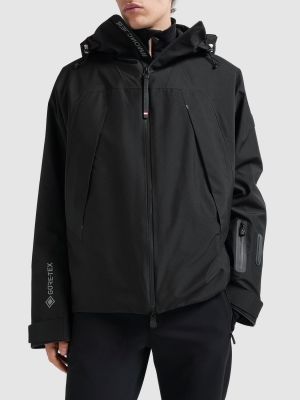 Lyžařská bunda z nylonu Moncler Grenoble černá