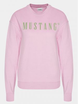 Majica dugih rukava sa dugačkim rukavima Mustang ružičasta