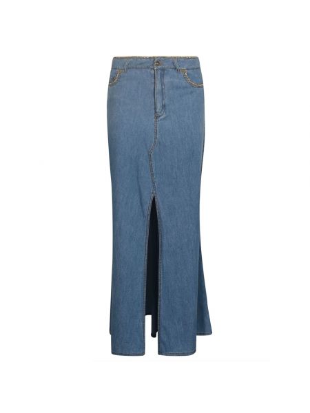Spódnica jeansowa Ermanno Scervino niebieska