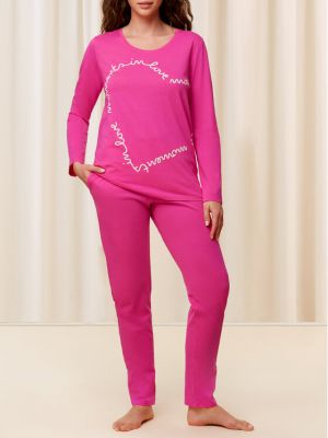 Priliehavé pyžamo Triumph ružová