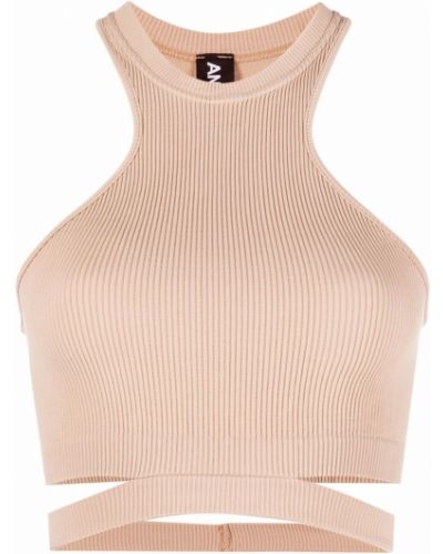 Strikket crop top Andreadamo