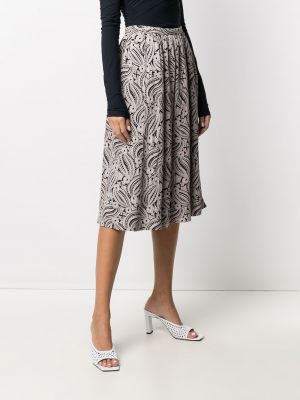 Plisované sukně s potiskem s abstraktním vzorem Giorgio Armani Pre-owned
