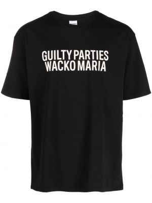 Памучна тениска Wacko Maria черно