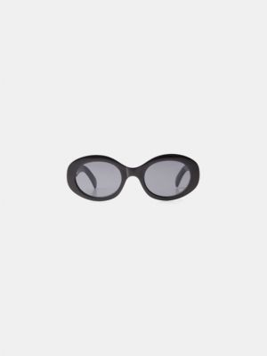 Okulary przeciwsłoneczne Bershka czarne