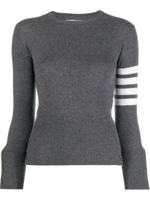 Pletený sveter Thom Browne sivá