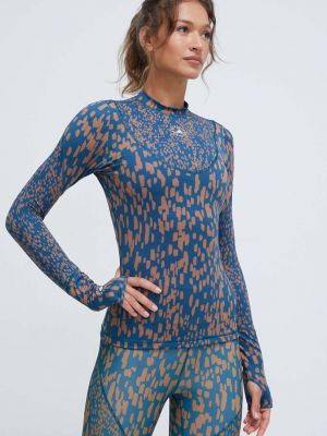 Блуза с дълъг ръкав Adidas By Stella Mccartney синьо