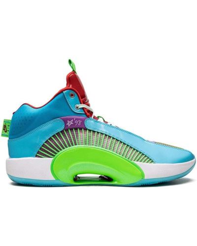 Baskets Jordan bleu