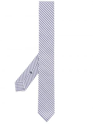 Corbata a rayas Thom Browne azul