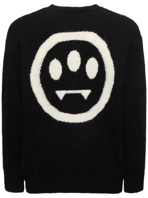 Пуловер от мохер Barrow черно