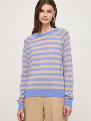 Sweter wełniany Max&co. niebieski