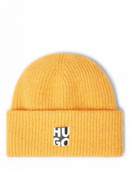 Pomarańczowa czapka Hugo