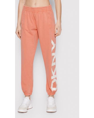 DKNY Sport Pantaloni trening DP1P2833 Portocaliu Regular Fit