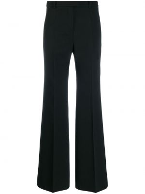 Krepové kalhoty relaxed fit Givenchy černé
