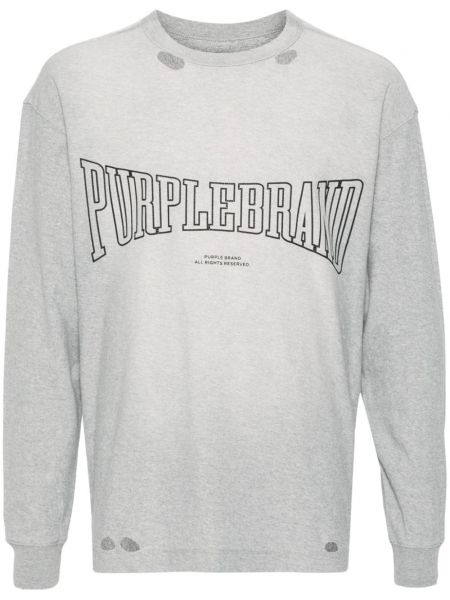 Sıkıntılı sweatshirt Purple Brand