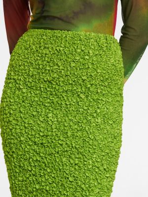 Midi sukně Dries Van Noten zelené