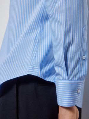 Рубашка в полоску Pedro Del Hierro синяя