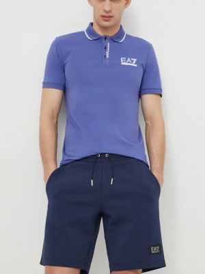 Kratke hlače Ea7 Emporio Armani plava