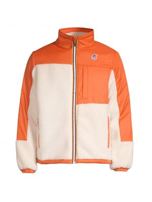Куртка на молнии K-way оранжевая