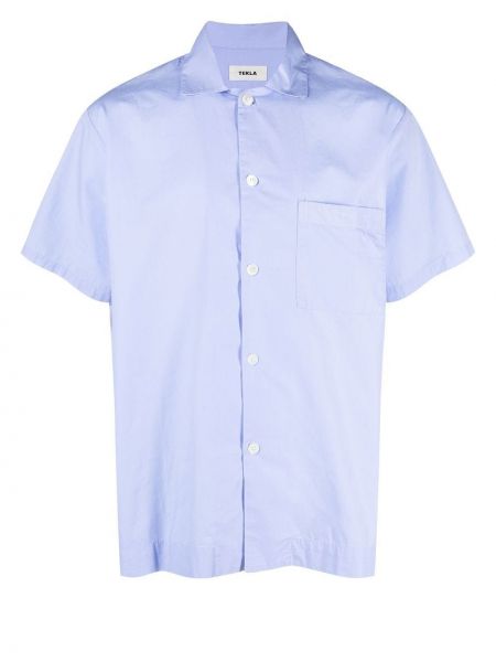 Риза Tekla синьо