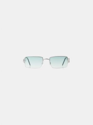 Zielone okulary przeciwsłoneczne Bershka