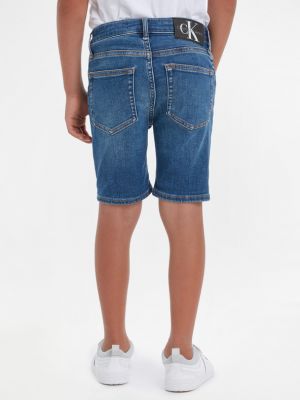 Szorty jeansowe Calvin Klein Jeans niebieskie