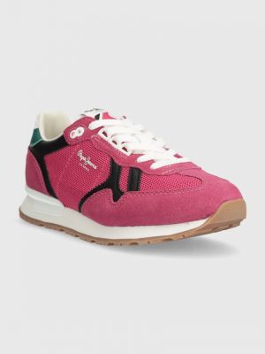 Sneakersy Pepe Jeans różowe