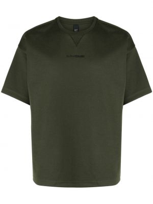 T-shirt con stampa Alpha Tauri verde