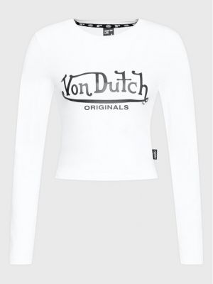 Блуза slim Von Dutch бяло