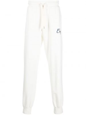 Спортни панталони с принт Casablanca бяло