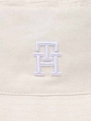 Хлопковая шляпа Tommy Hilfiger белая