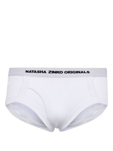 Slips en coton Natasha Zinko blanc