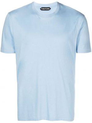 Jersey t-shirt Tom Ford blau