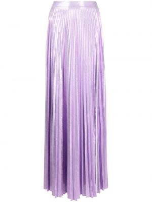 Plisovaná dlhá sukňa Retrofete fialová