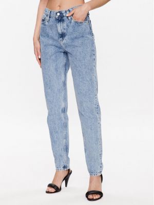 Boyfriend traperice Calvin Klein Jeans plava