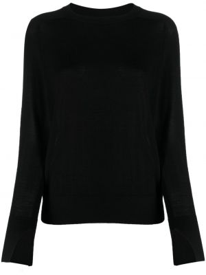 Puloverel de lână Calvin Klein negru