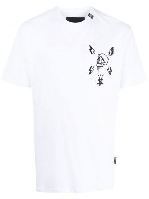 T-shirt aus baumwoll mit print Philipp Plein