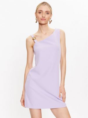 Priliehavé šaty Just Cavalli fialová