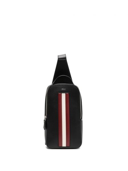 Læder crossbody taske Bally sort