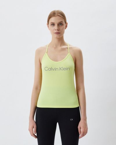 Спортивная майка Calvin Klein Performance, желтая